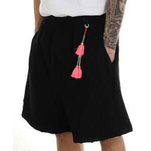 BERMUDA IN FELPA NERO